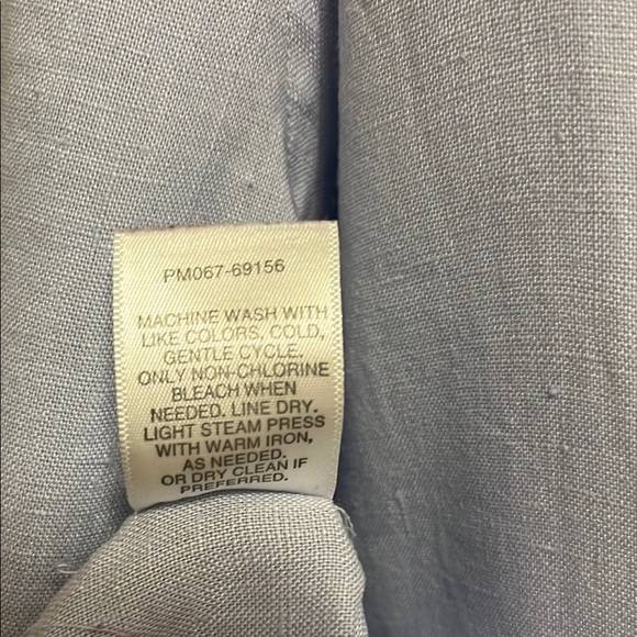 Pendleton Women’s Blue 100% Linen Shirt - Picture 6 of 7